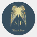 Search for monogram thank stickers Classy