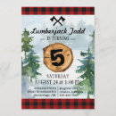 Search for plaid wood woodland invitations Axe