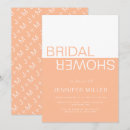 Search for peach colored invitations Minimalist
