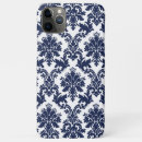 Search for blue damask pattern iphone cases Elegant