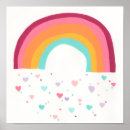 Search for colorful hearts posters Rainbow