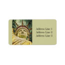 Search for new york city return address labels Statue of liberty