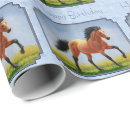 Search for mustang wrapping paper Equestrian