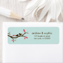 Search for wedding bird return address labels Modern