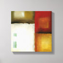 Search for red square canvas prints White