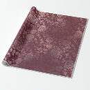 Search for gold floral wrapping paper Burgundy