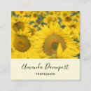Search for sunflower business cards Summer