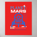 Search for mars planet posters Red