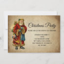 Search for old fashioned christmas invitations Red