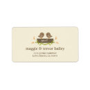 Search for wedding bird return address labels Elegant