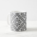 Search for black and white geometric mugs Geometry