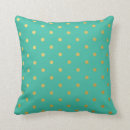Search for teal gold cushions Foil