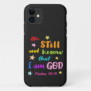 Search for i am god iphone cases Bible verse