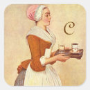 Search for cafe square stickers Girl
