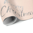 Search for pink and silver christmas wrapping paper Glitter