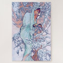 Search for winter puzzles Lithograph