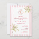 Search for tropical rehearsal dinner invitations Palm leaves