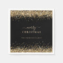 Search for black gold christmas napkins Script