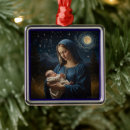 Search for starry night christmas tree decorations Baby jesus