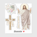 Search for beautiful cross stickers He is risen