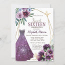 Search for butterfly sweet 16 invitations Dress