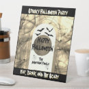 Search for scary halloween signs Black and white