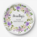 Search for 75th birthday paper plates Watercolor