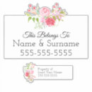 Search for identification stickers Floral