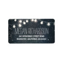 Search for starry night return address labels Evening