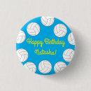 Search for volleyball ball badges Birthday