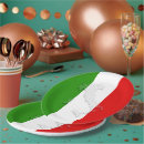 Search for italian flag paper plates Country