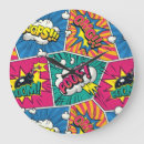 Search for pop art clocks Retro aesthetic