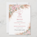Search for pampas grass save the dates Watercolor