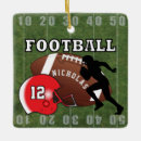 Search for rugby christmas tree decorations Red