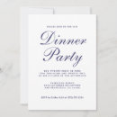 Search for gourmet invitations Dinner party