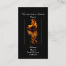Search for burning business cards Flaming