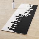 Search for black and white yoga mats Minimalist