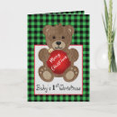 Search for black bear christmas cards Red