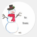Search for cute winter snowman stickers Vintage