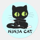 Search for ninja cat stickers Funny