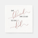 Search for inspirational quote napkins Typography