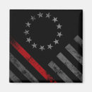 Search for firefighter shield magnets Thin red line