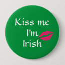 Search for cute irish badges Kiss