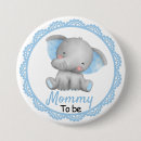Search for blue elephant badges Blue baby shower
