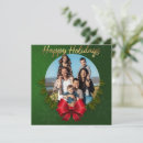 Search for happiness christmas cards Wreath