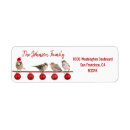 Search for hat return address labels Santa