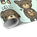 Search for brown bear wrapping paper Wildlife