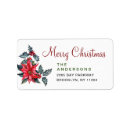 Search for elegant business return address labels Merry christmas