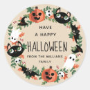 Search for halloween name tag stickers Children