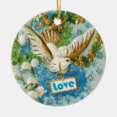 Search for white dove christmas tree decorations Floral